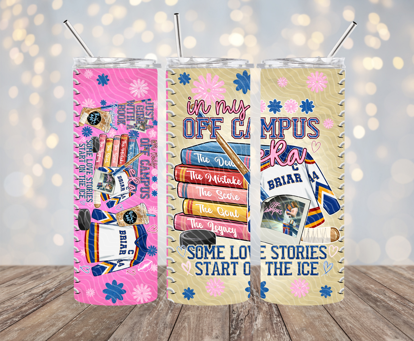 Hockey Romance | 20oz Stainless Steel Tumbler