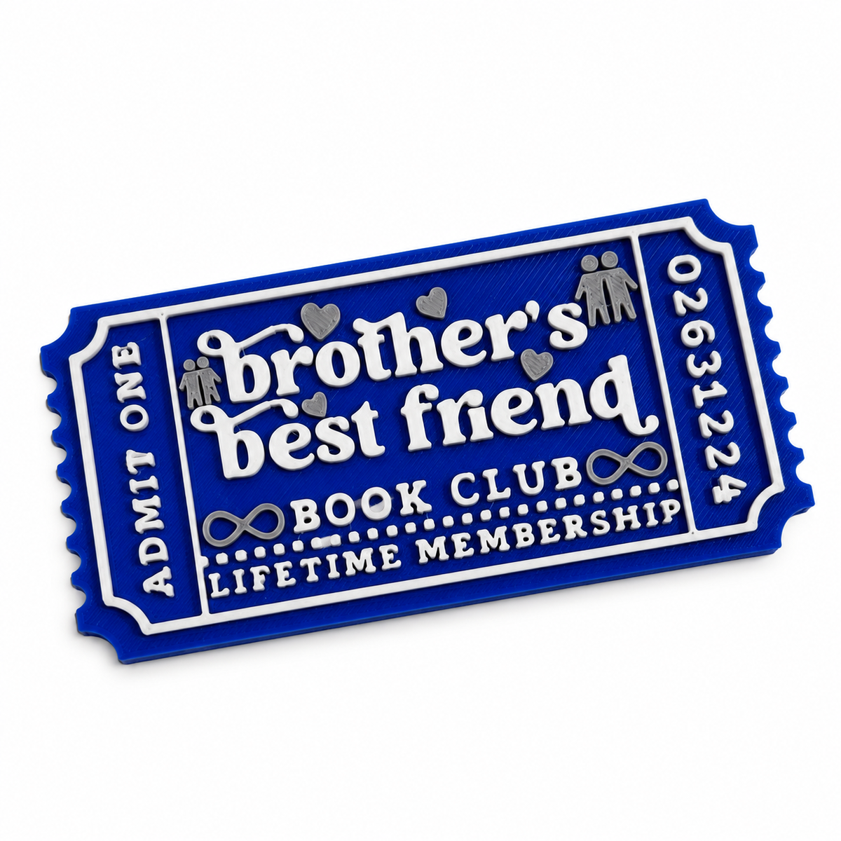 Brother’s Best Friend Bookshelf Ticket