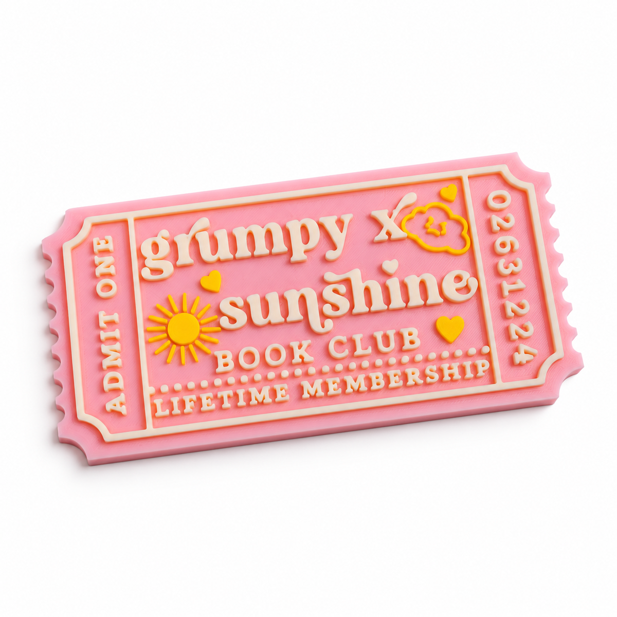 Grumpy x Sunshine Bookshelf Ticket