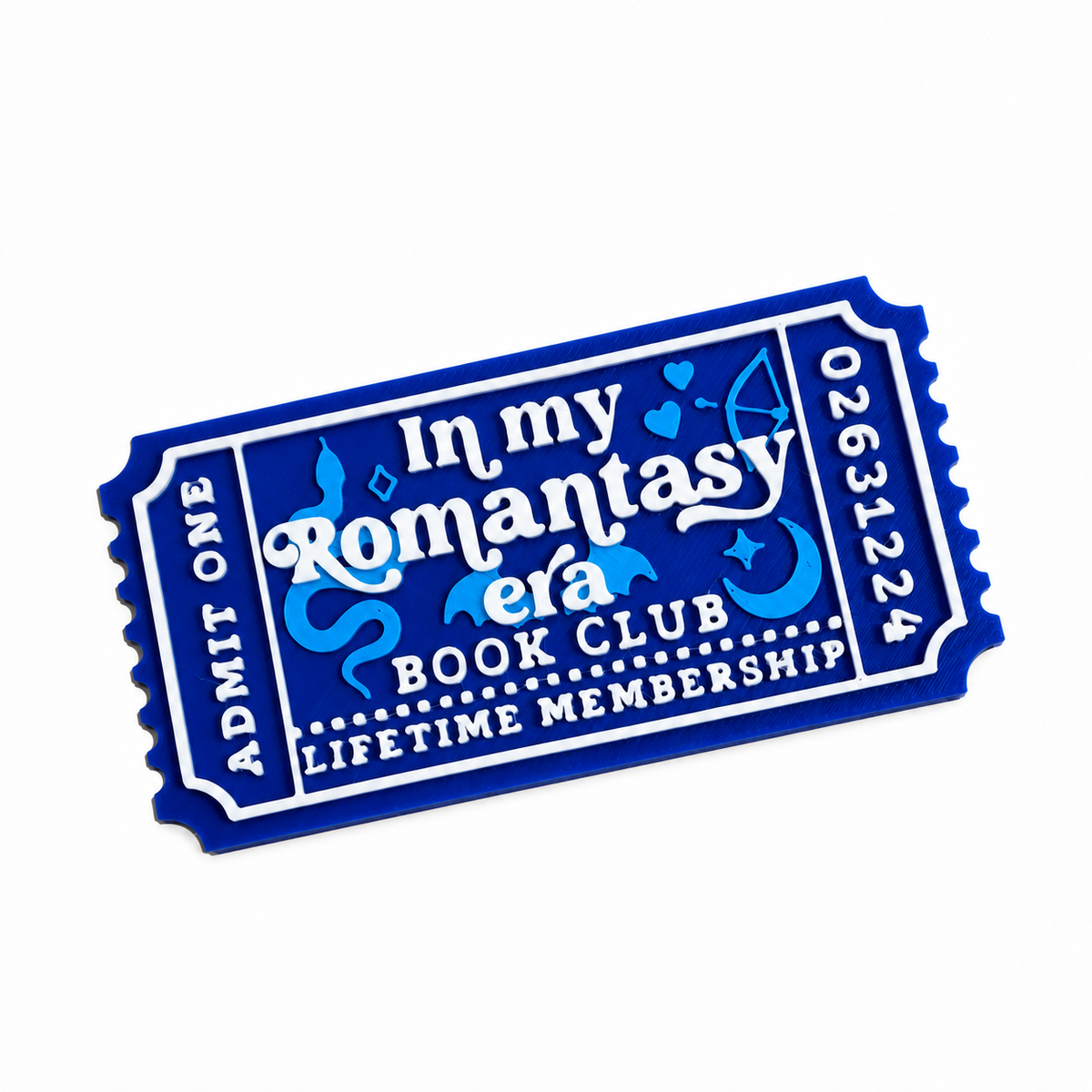 Romantasy Era Bookshelf Ticket
