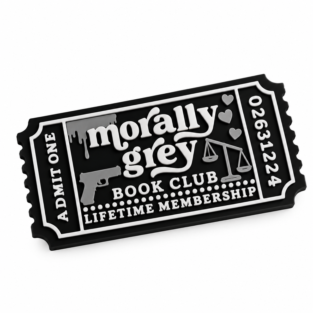 Morally Grey Bookshelf Ticket