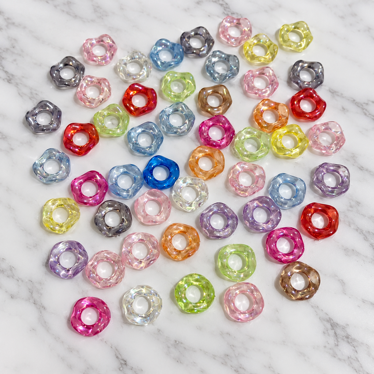 Transparent Wavy Spacer Packs