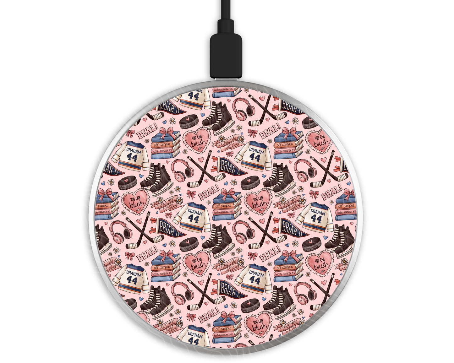 Hockey Romance | Wireless Charger