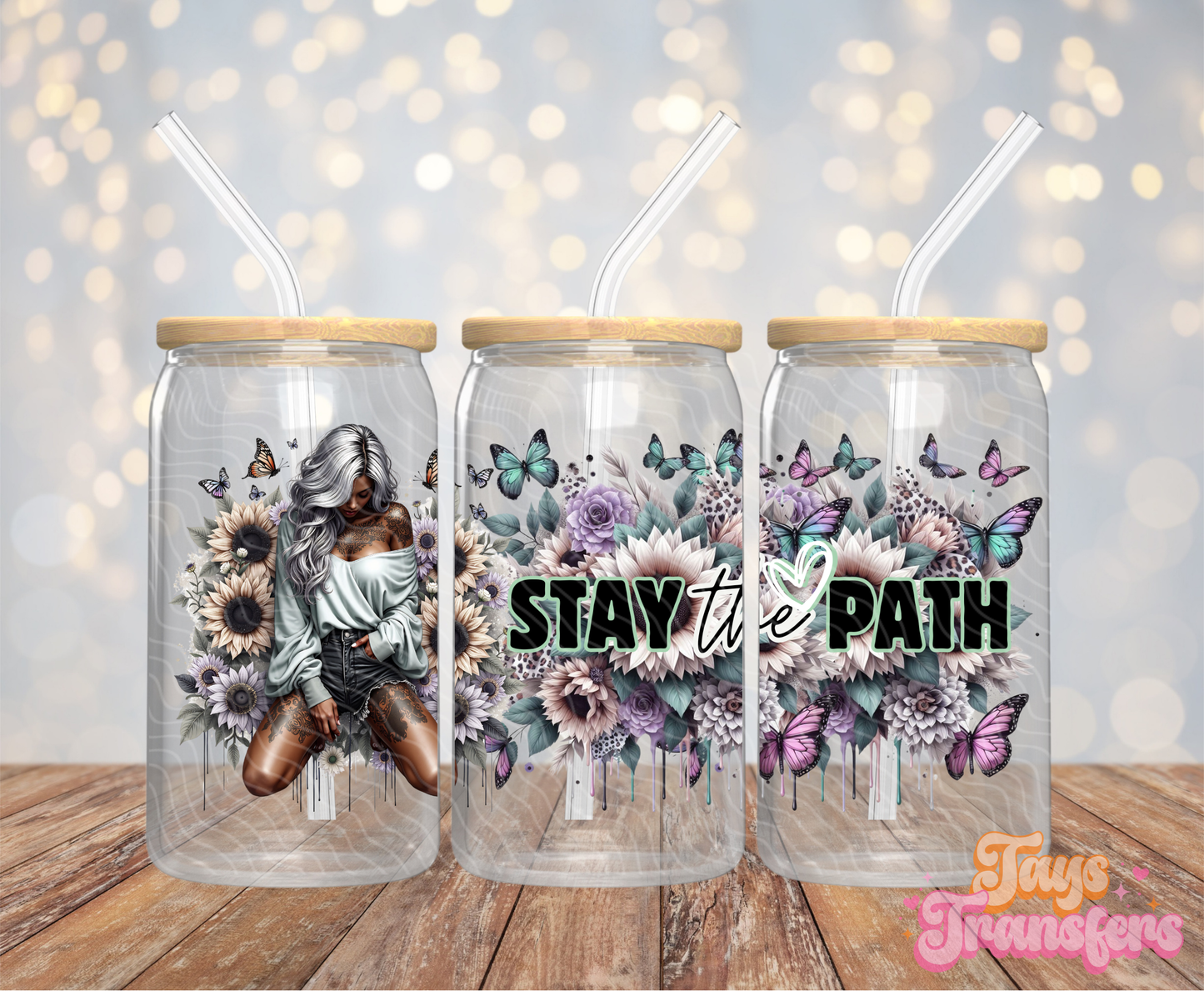 Stay The Path - 16OZ UV DTF Wrap