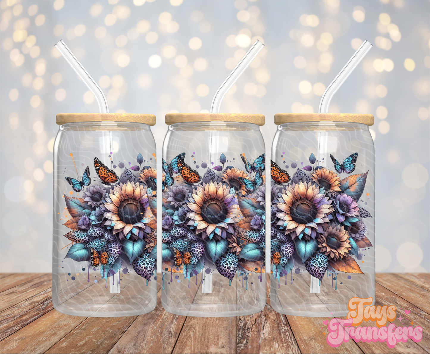 Sunflowers - 16OZ UV DTF Wrap