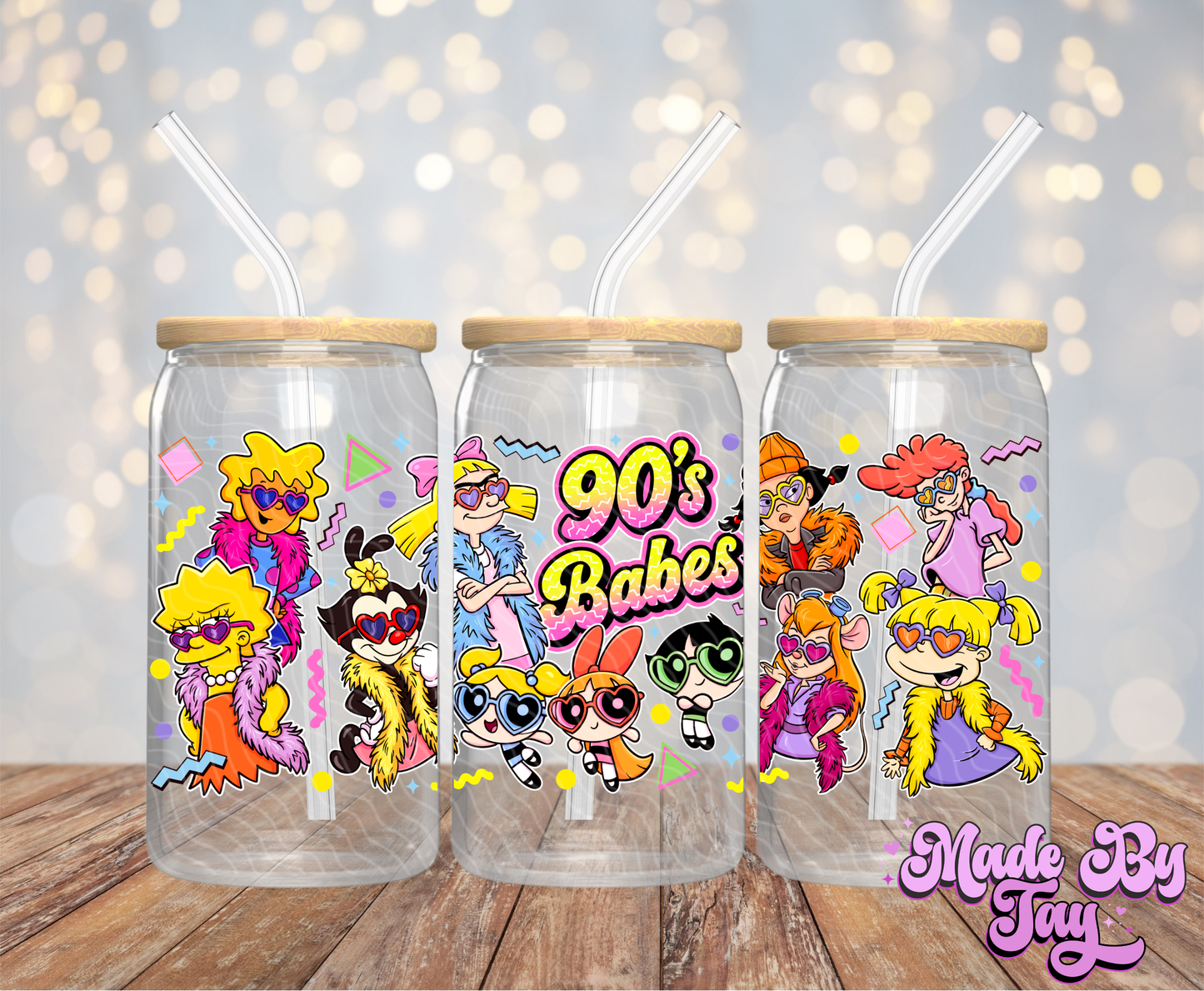 90's Babes - 16OZ UV DTF Wrap