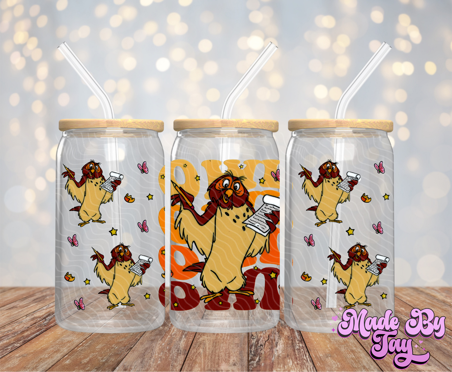 Owl - 16OZ UV DTF Wrap