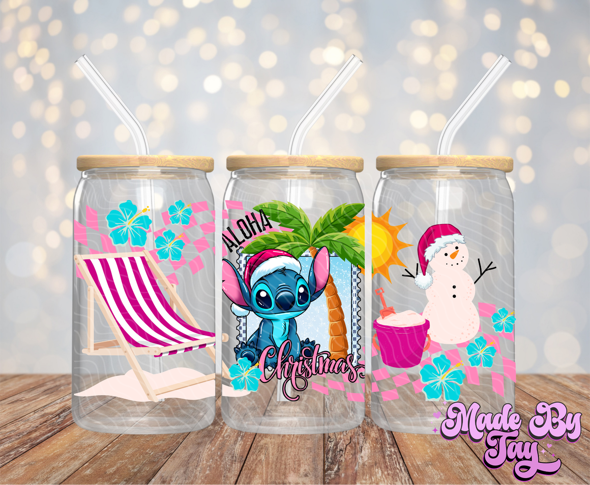 Aloha Christmas - 16OZ UV DTF Wrap