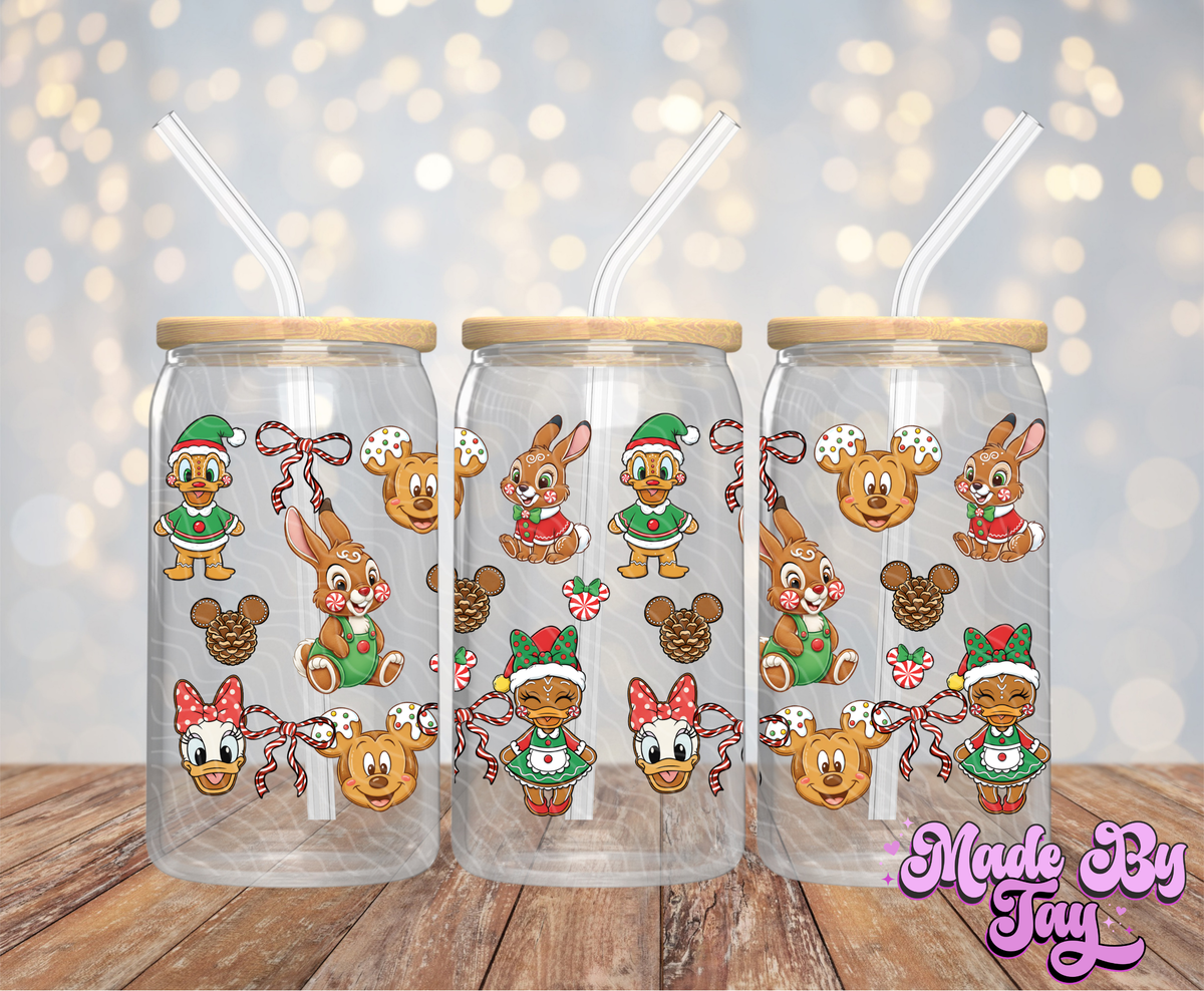 M_ck & Friends Christmas - 16OZ UV DTF Wrap