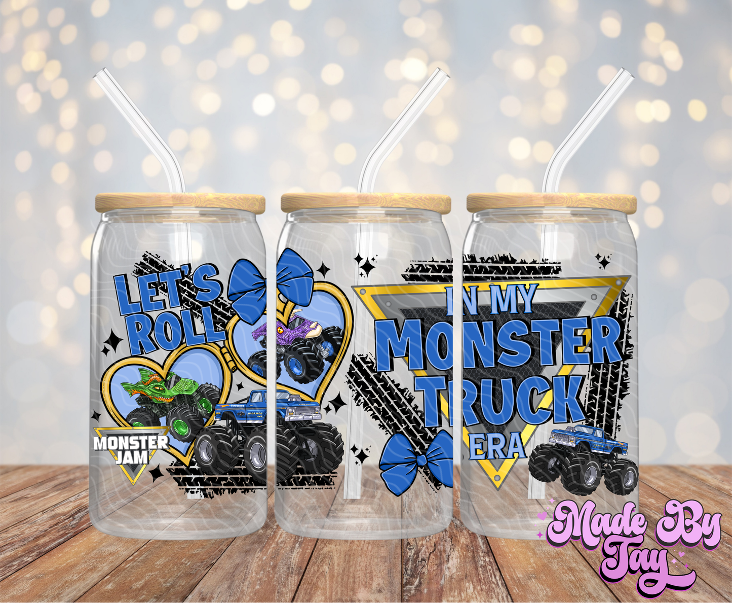 Monster Truck Era - 16OZ UV DTF Wrap