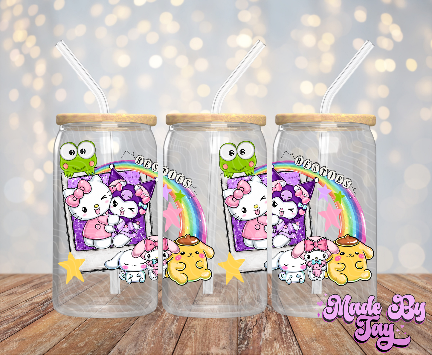 H_llo K_tty Bestie - 16OZ UV DTF Wrap