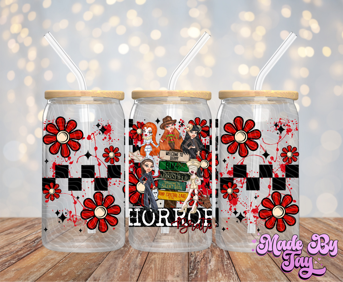 Br_tz Horror - 16OZ UV DTF Wrap