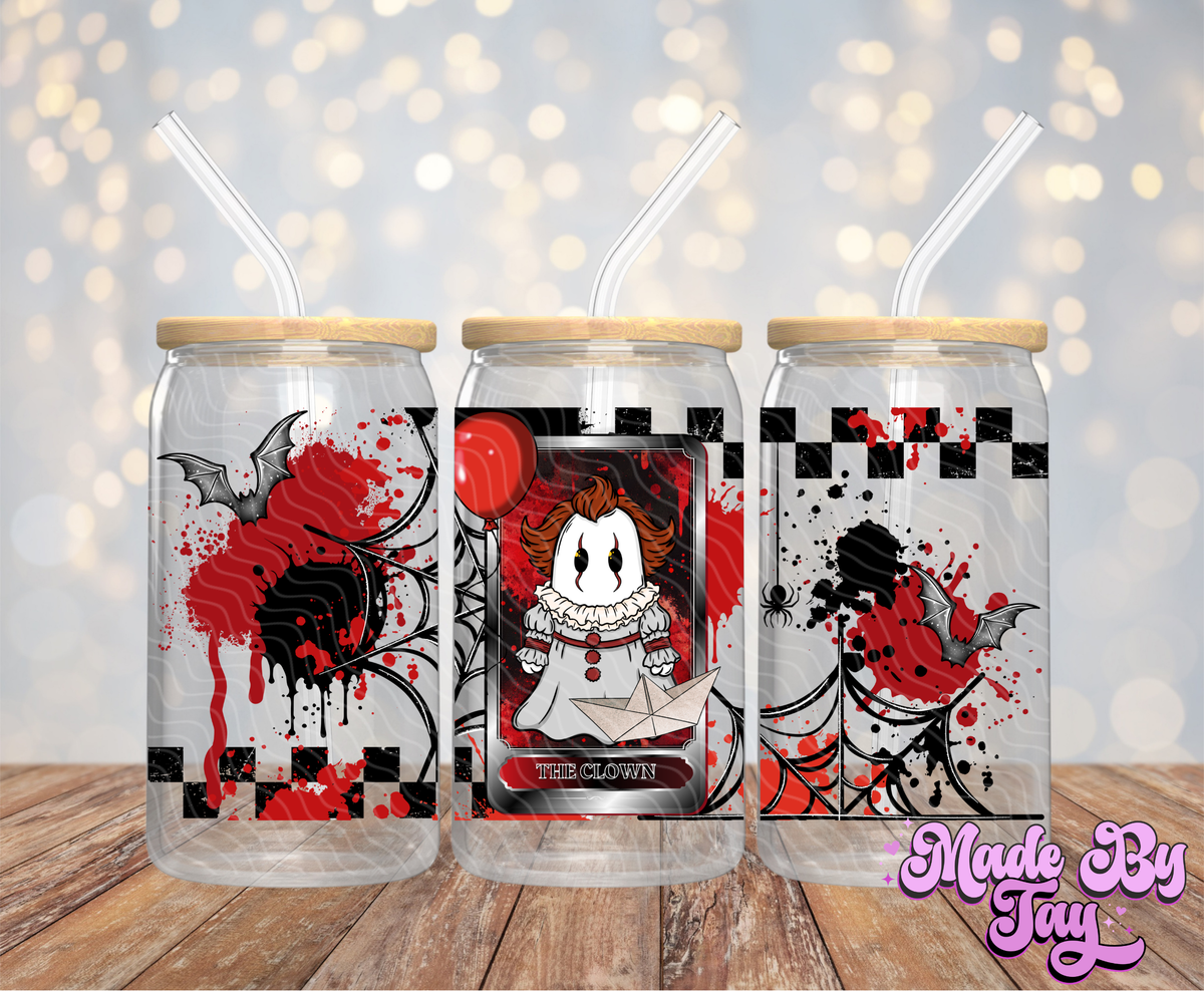 The Clown - 16OZ UV DTF Wrap