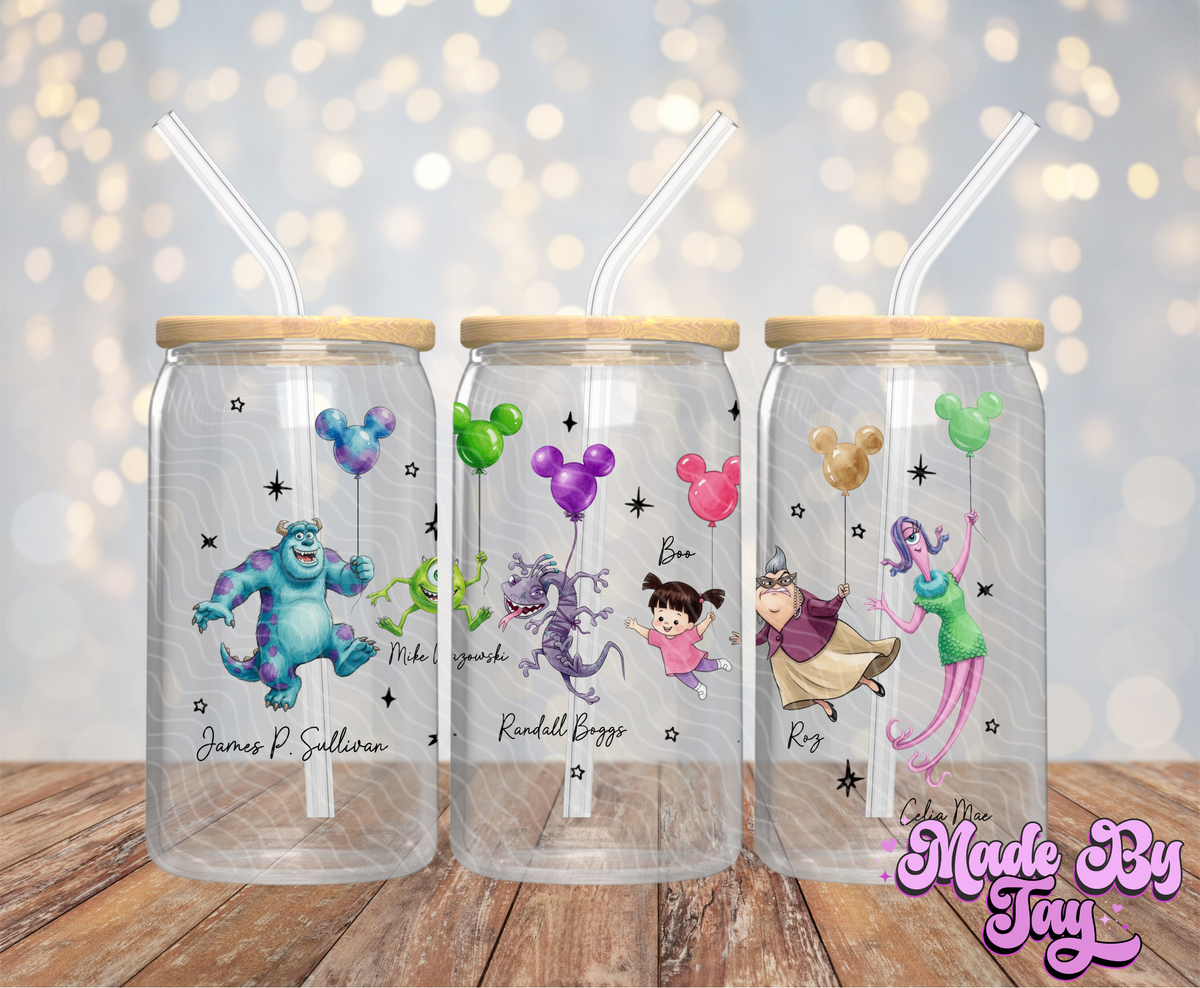M_nster _nc Balloons - 16OZ UV DTF Wrap