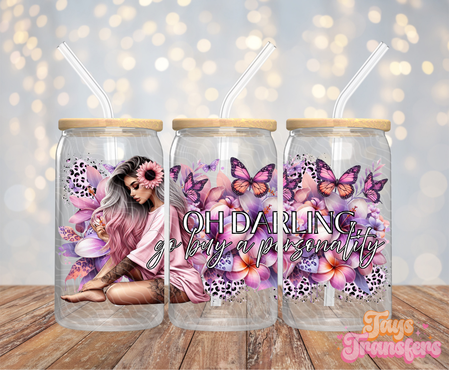 Go Buy A Personality - 16OZ UV DTF Wrap
