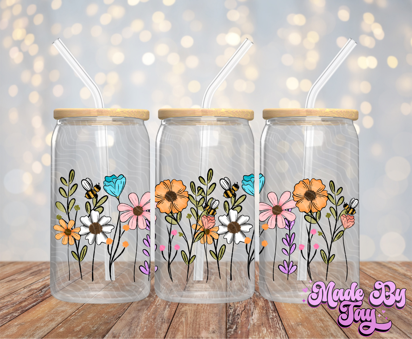 Wildflowers - 16OZ UV DTF Wrap