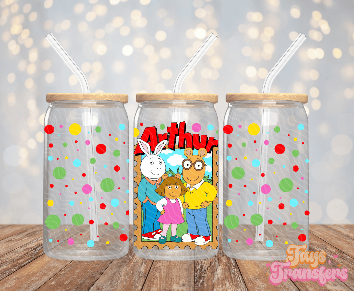 Arthur Stamp - 16OZ UV DTF Wrap