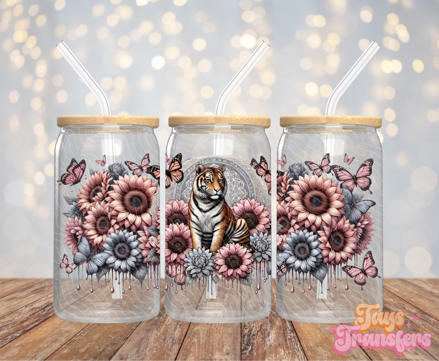 Tiger - 16OZ UV DTF Wrap