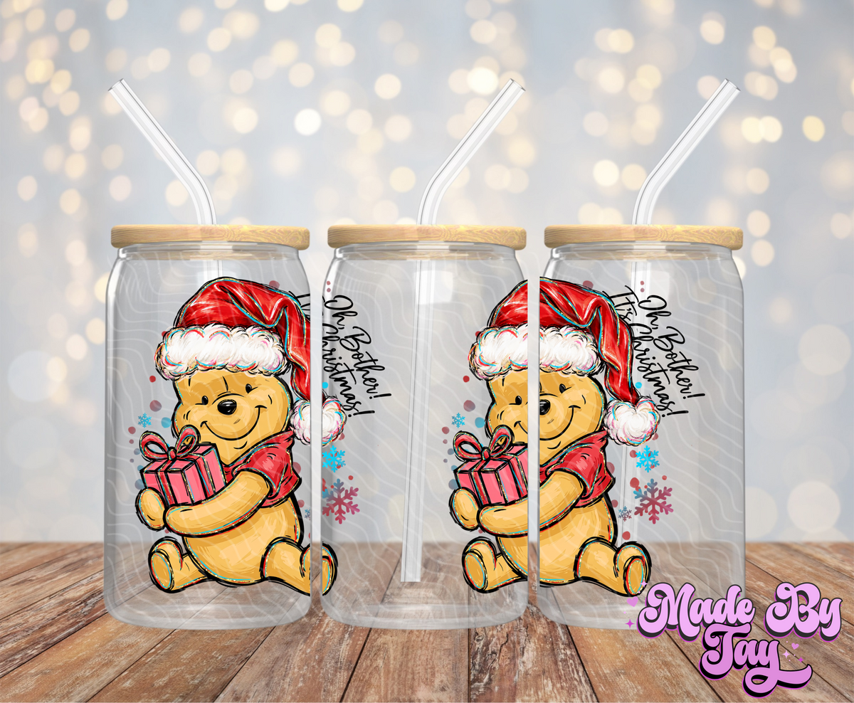 W_nnie Christmas - 16OZ UV DTF Wrap