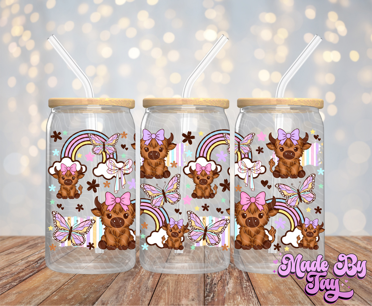 Highland Cow - 16OZ UV DTF Wrap