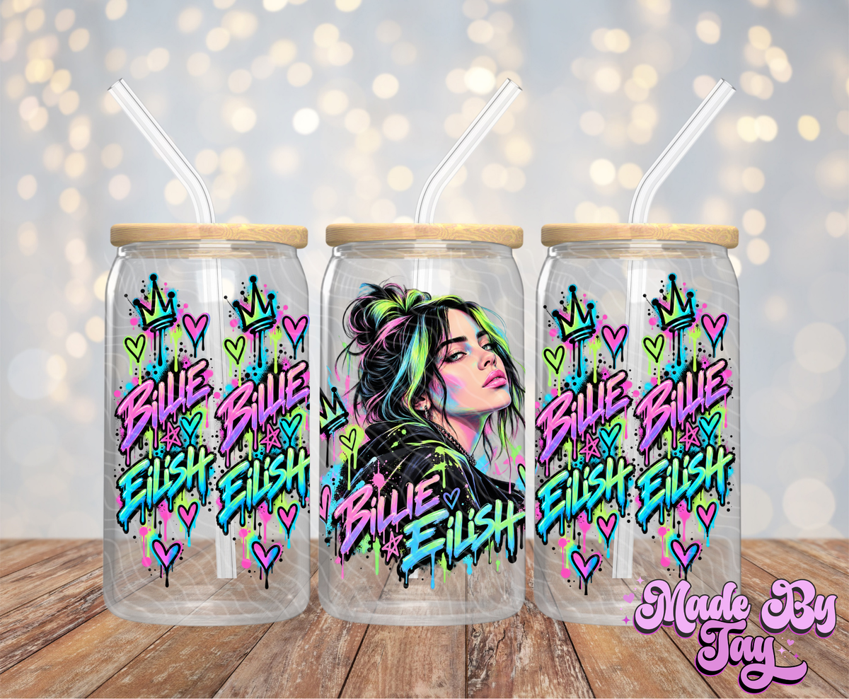 B_llie Eil_sh - 16OZ UV DTF Wrap