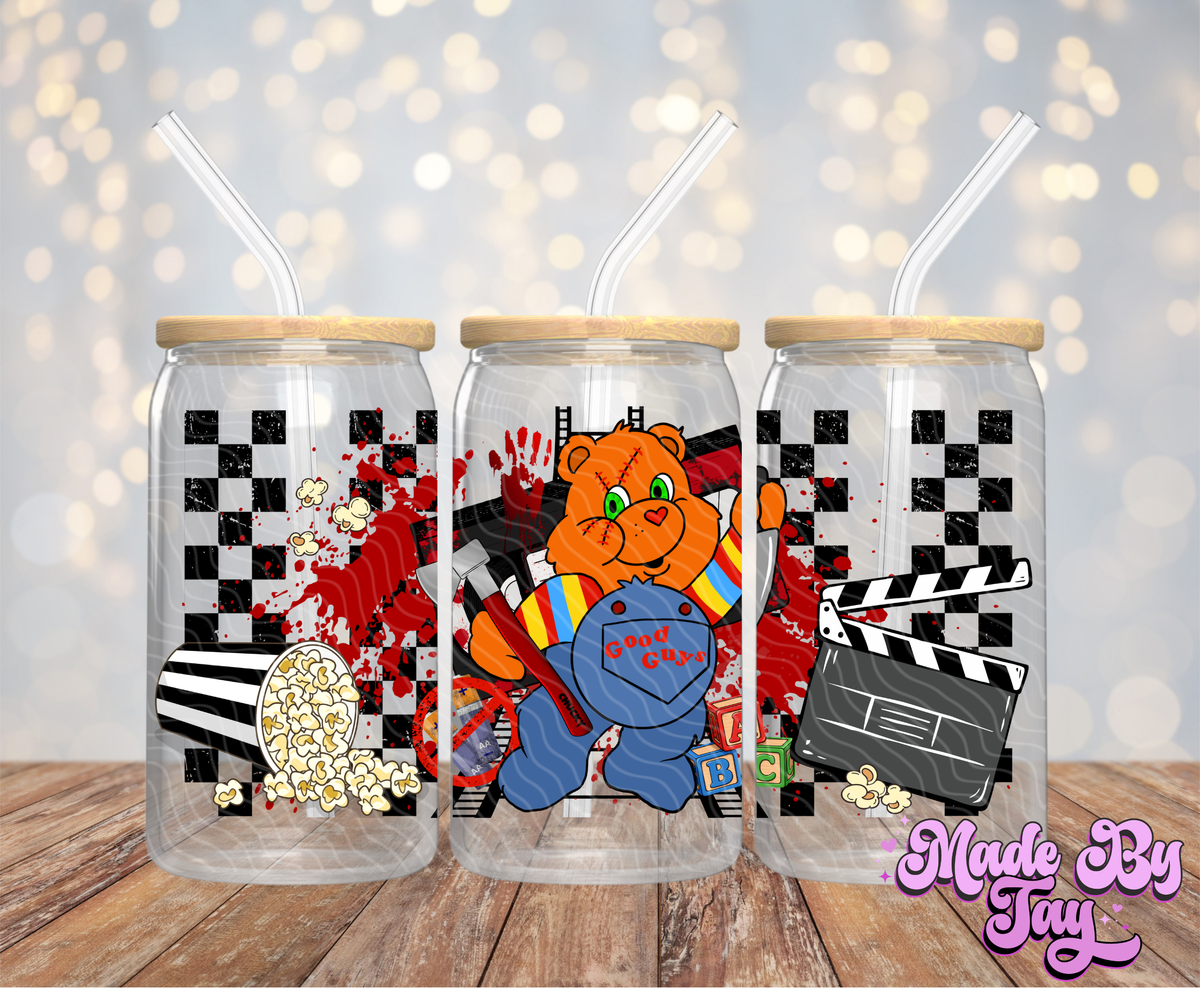 Ch_cky Scarebear - 16OZ UV DTF Wrap