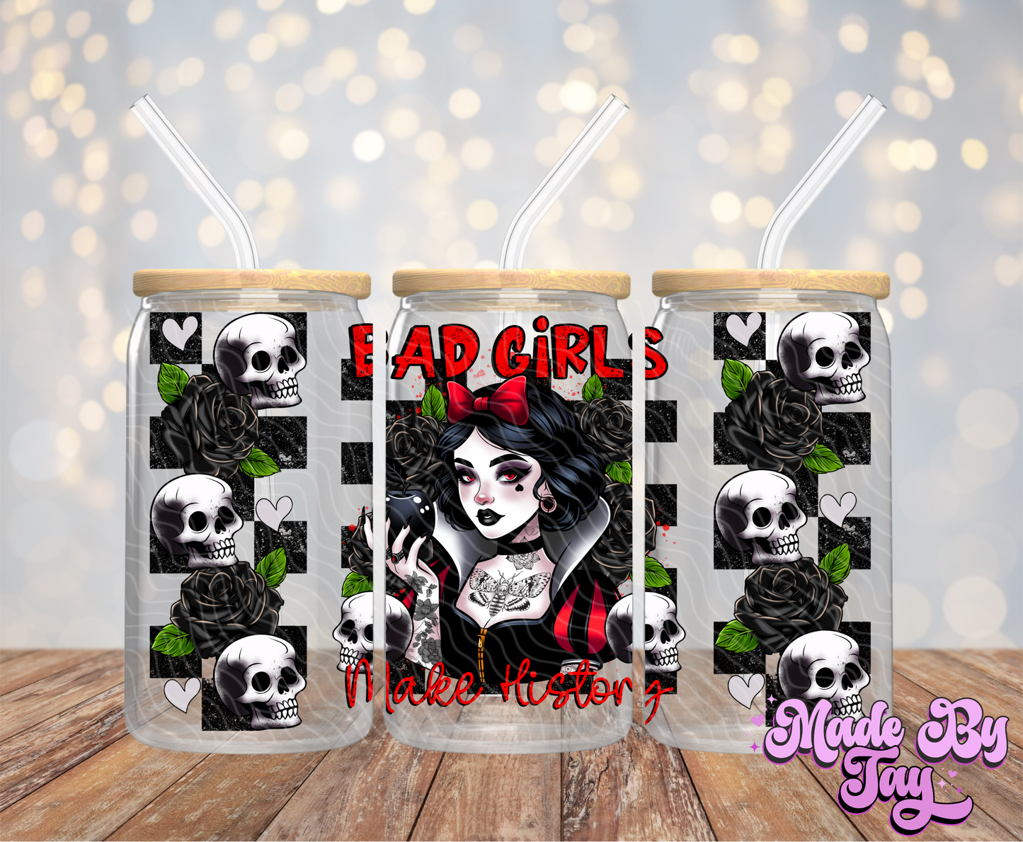 Sn_w Wh_te - 16OZ UV DTF Wrap