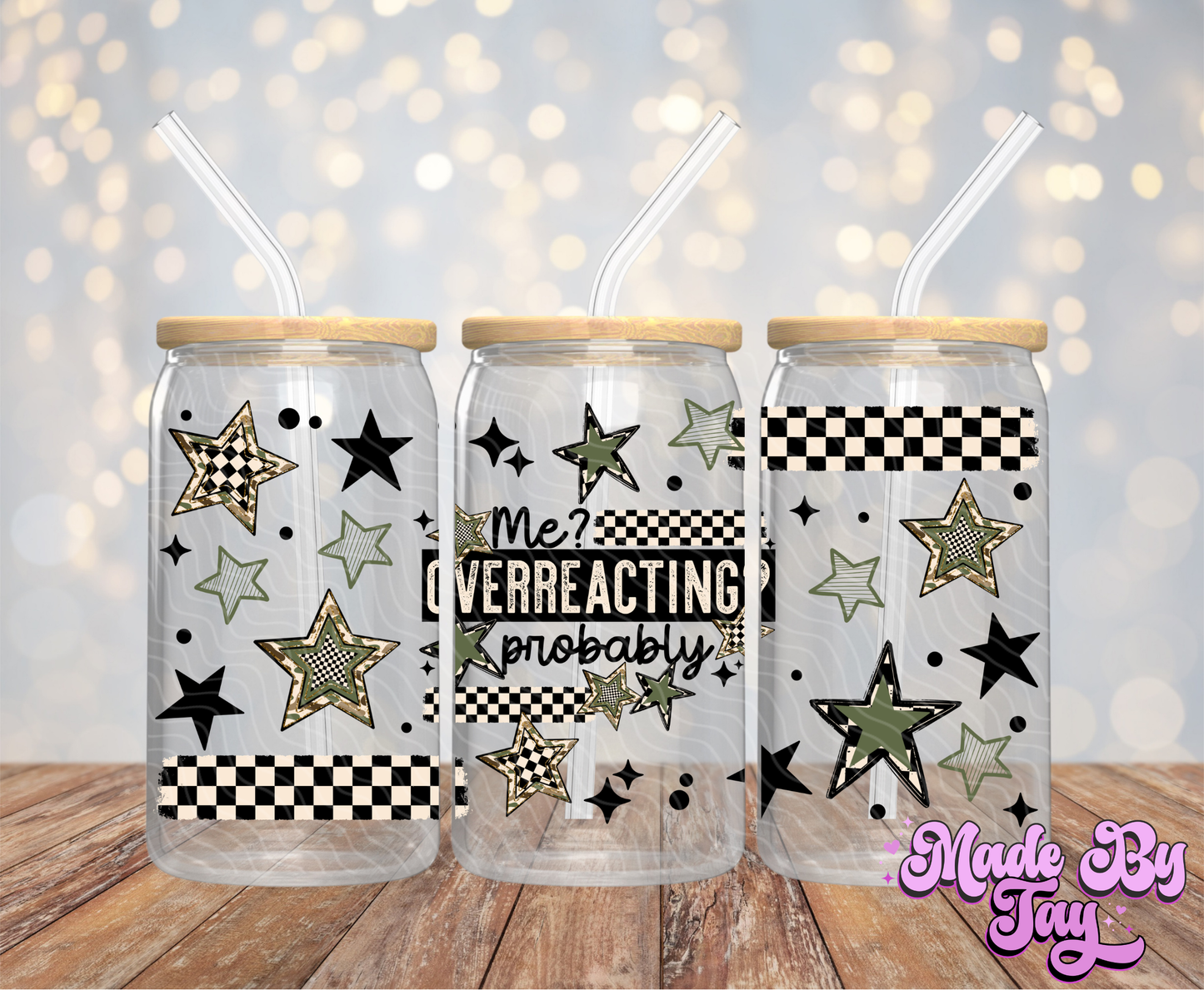 Me Overreacting - 16OZ UV DTF Wrap