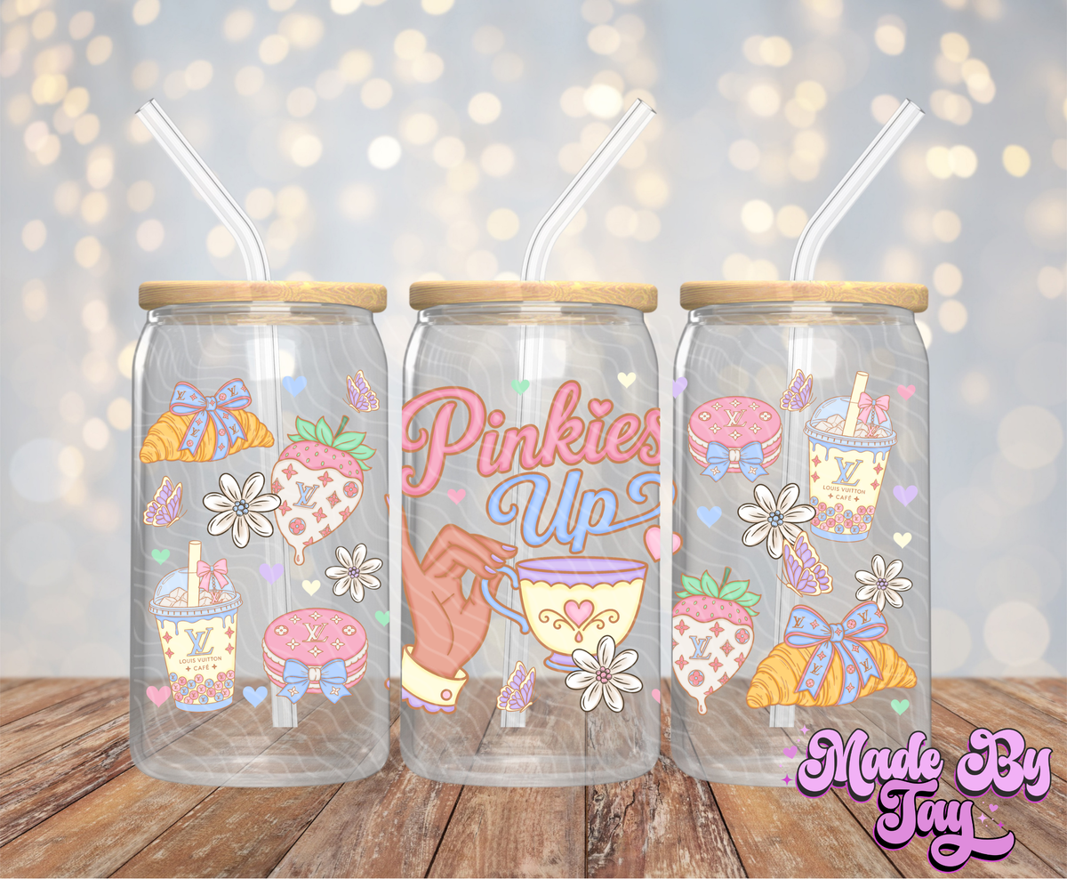 Pinkies Up - 16OZ UV DTF Wrap