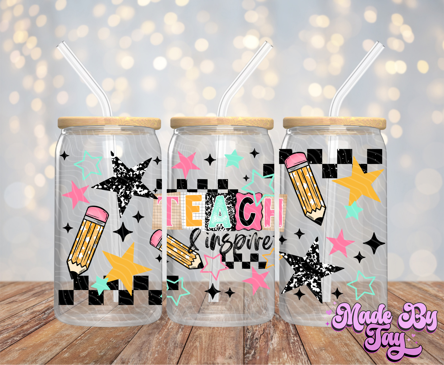 Teach Stars - 16OZ UV DTF Wrap