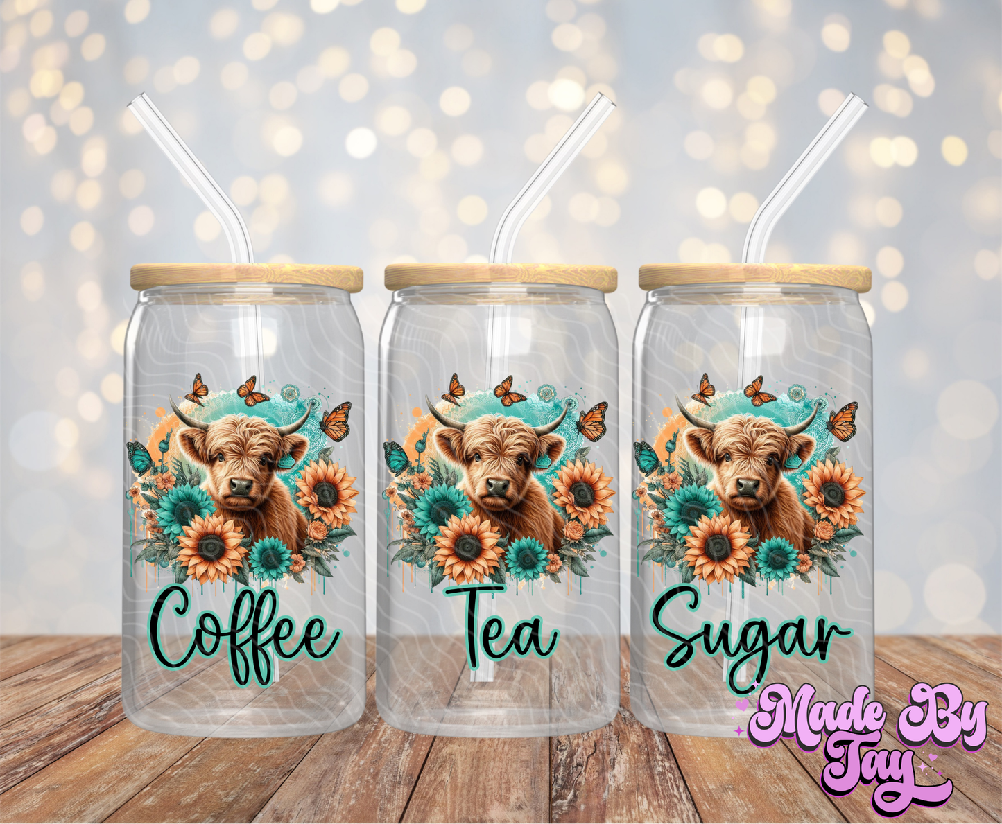 Highland Canister Decals - 16OZ UV DTF Wrap