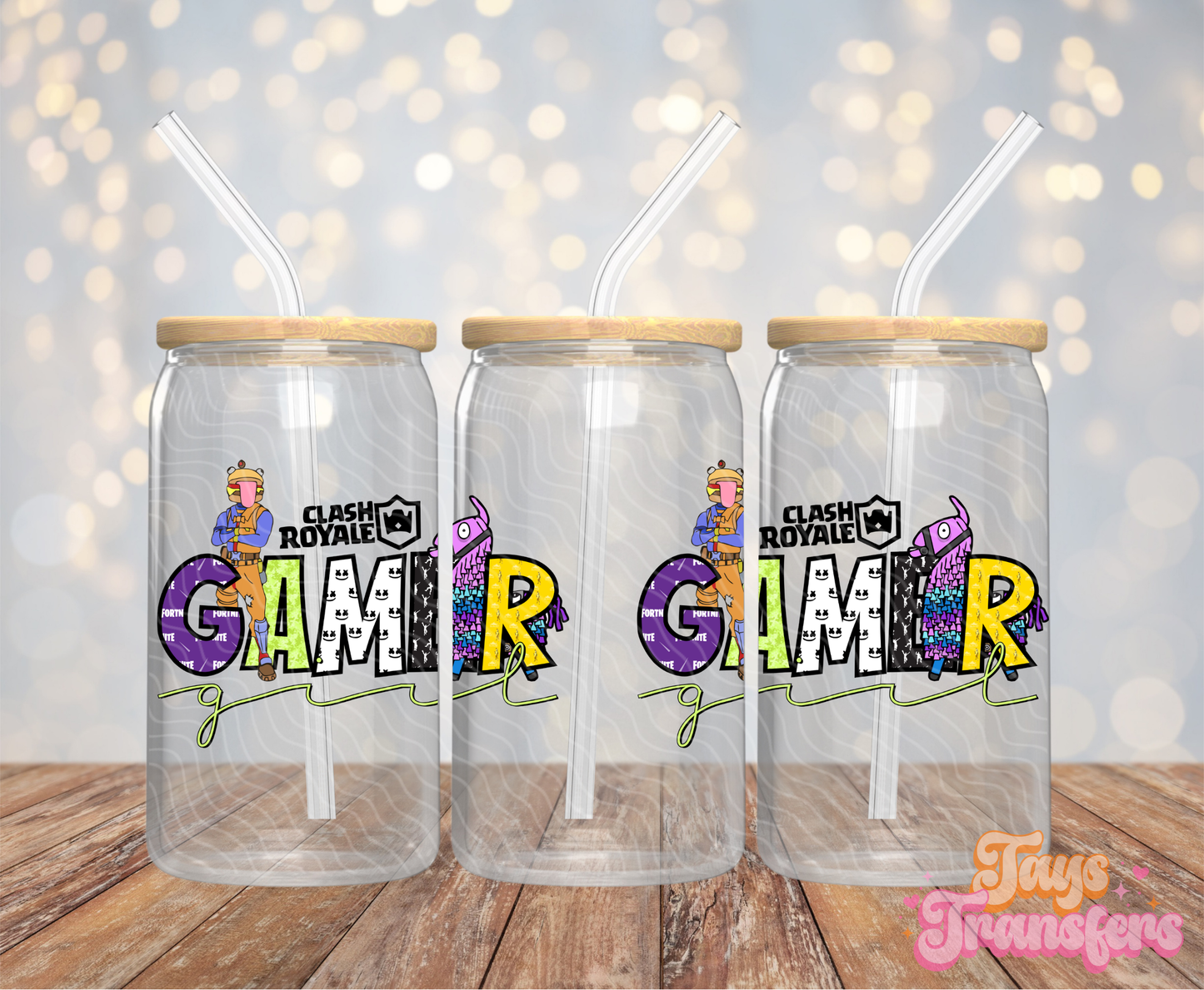 FN Gamer Girl - 16OZ UV DTF Wrap