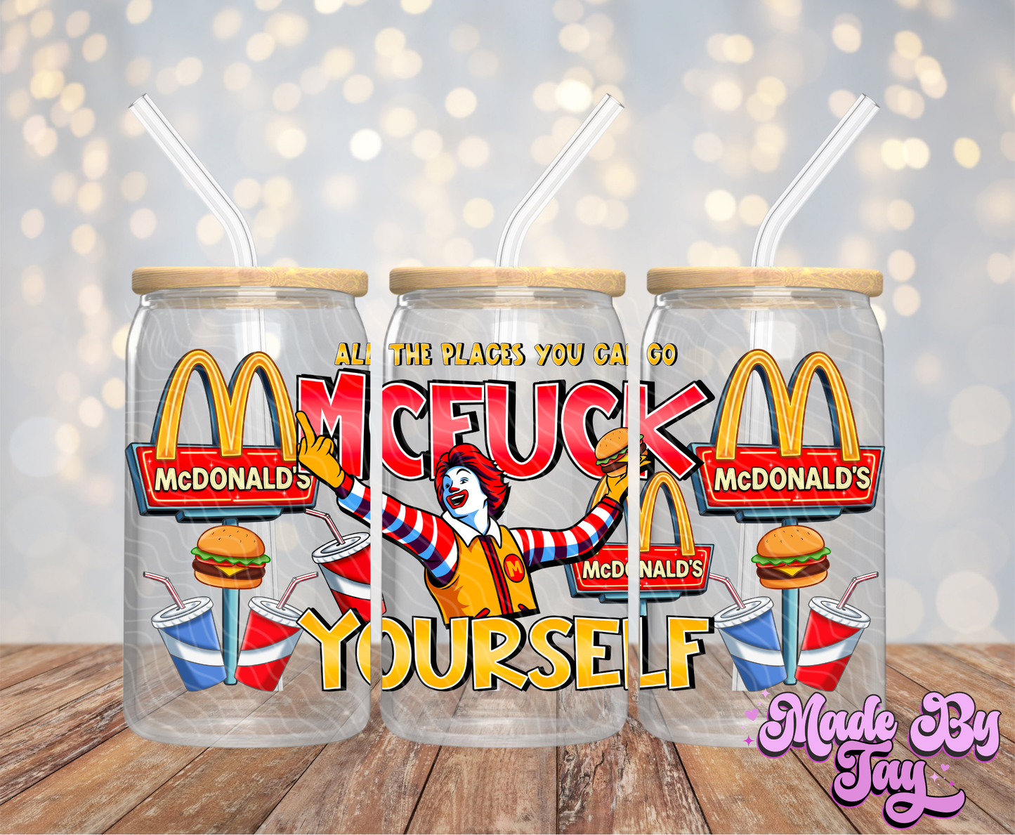 M_ccas Funny - 16OZ UV DTF Wrap