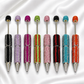 Stripe Rhinestone Beadable Pen