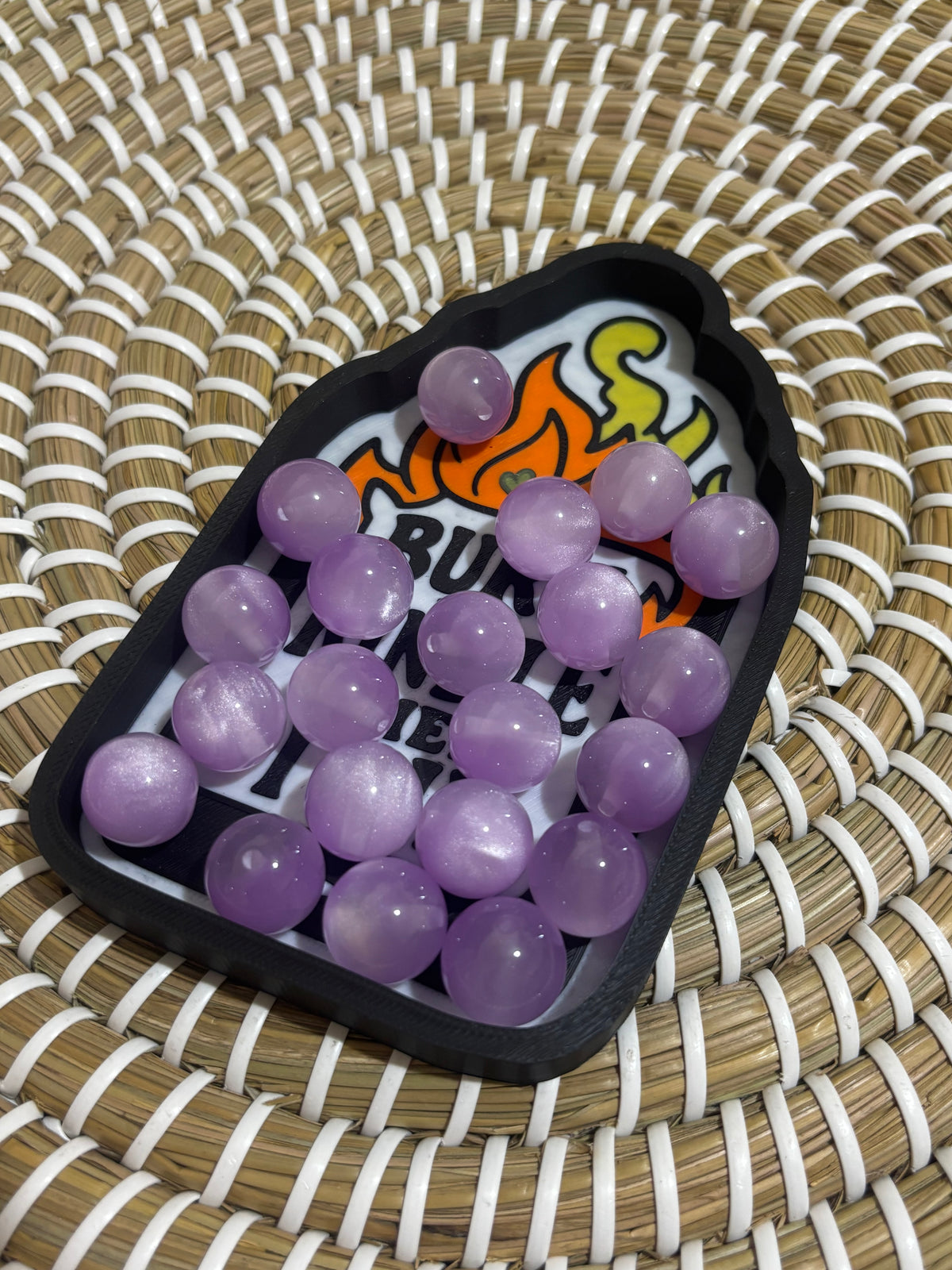 10 Pack Cats Eye Beads