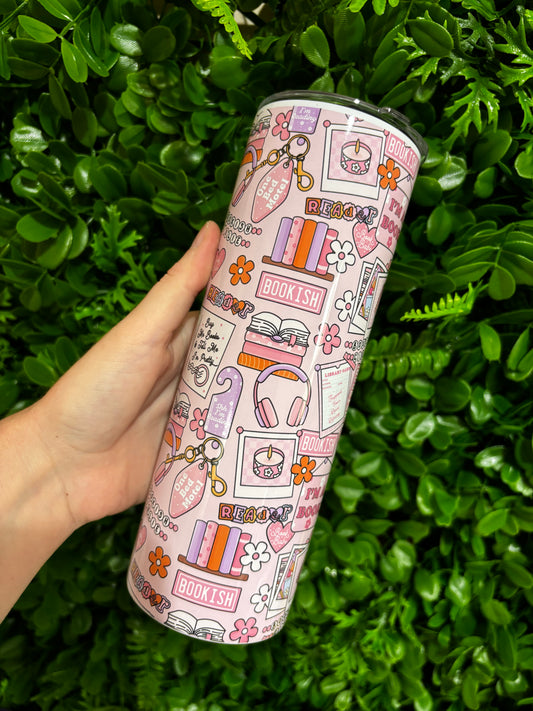 Bookish Girlie - 20oz Stainless Steel Tumbler