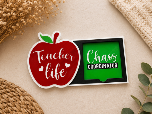 Teacher Life - Sticky Note Holder