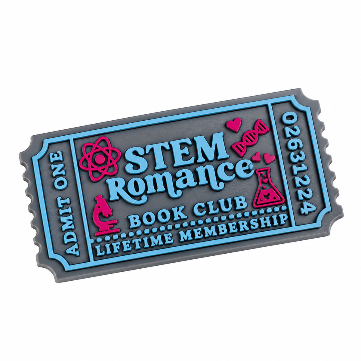 Stem Romance Bookshelf Ticket