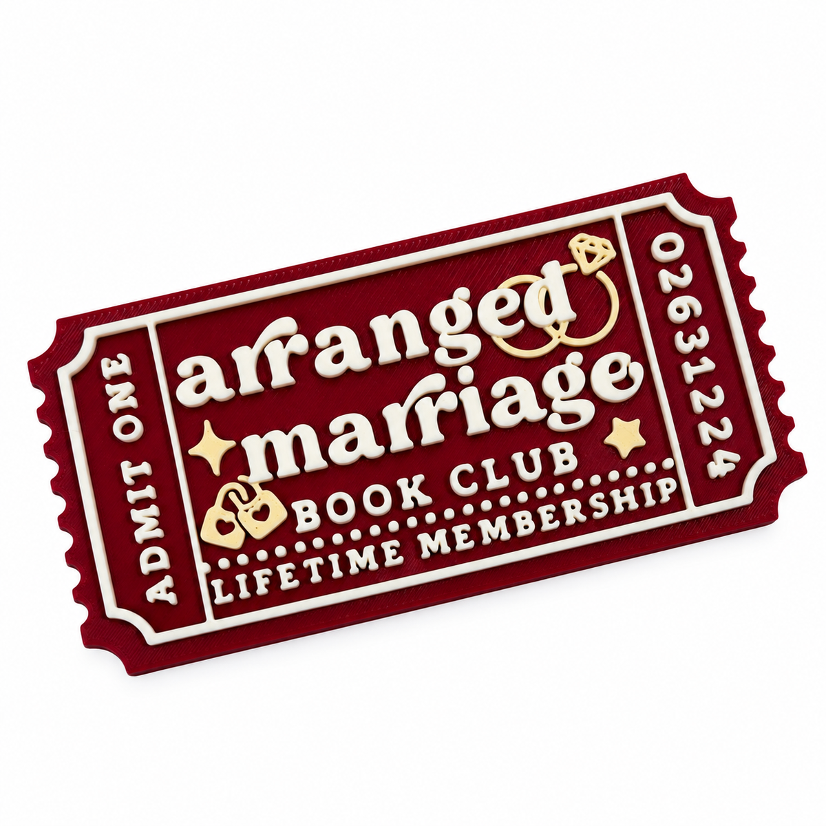 Arranged Marriage Bookshelf Ticket
