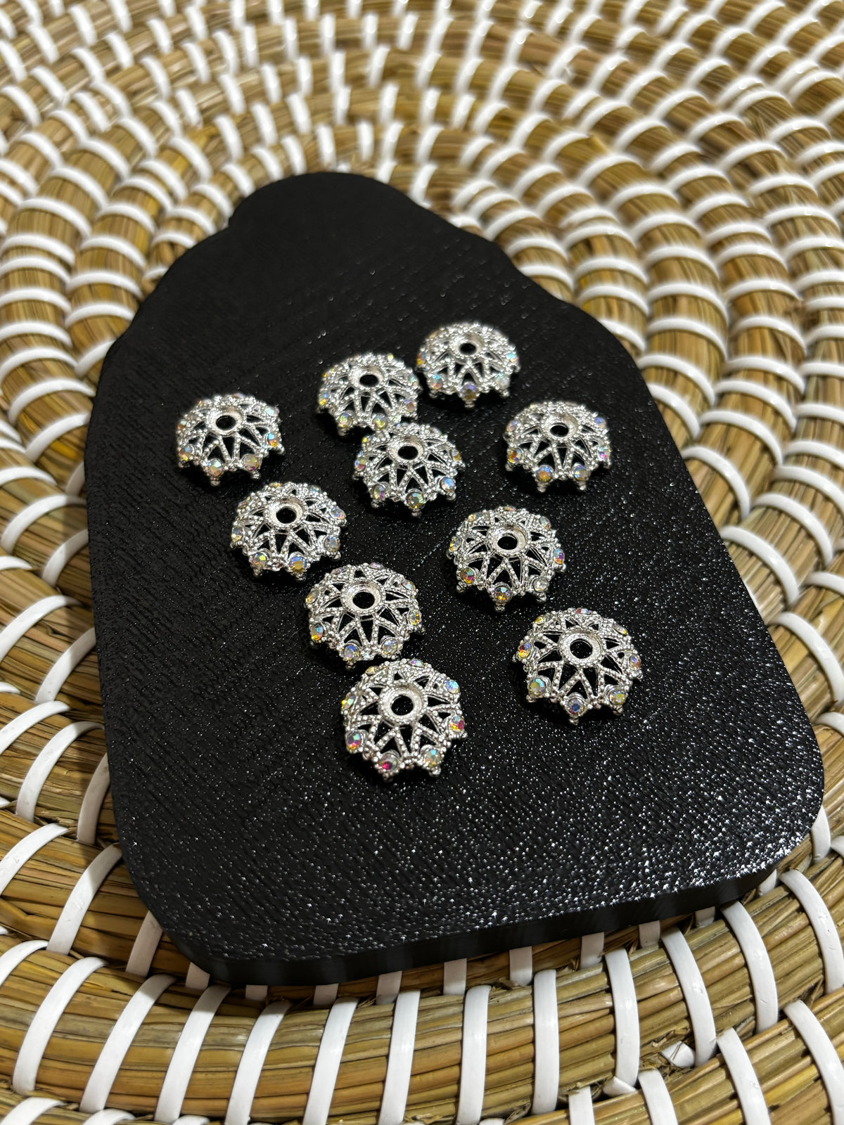 10 Pack Bead Caps