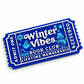Winter Vibes Bookshelf Ticket