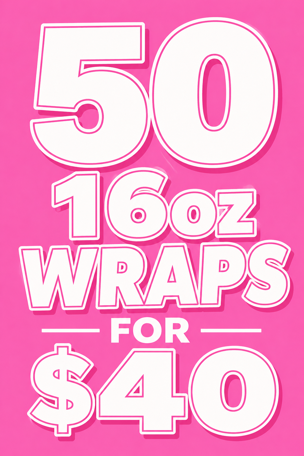 50 Wrap Pack