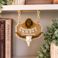 Cowboy Romance Hanging Bookshelf Sign