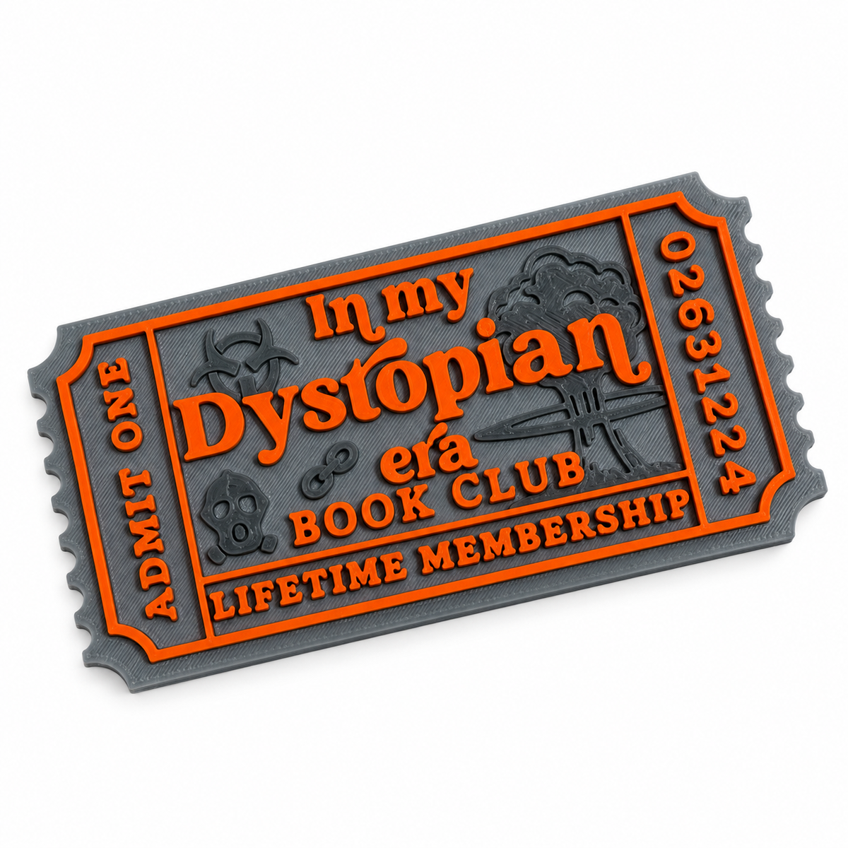 Dystopian Era Bookshelf Ticket