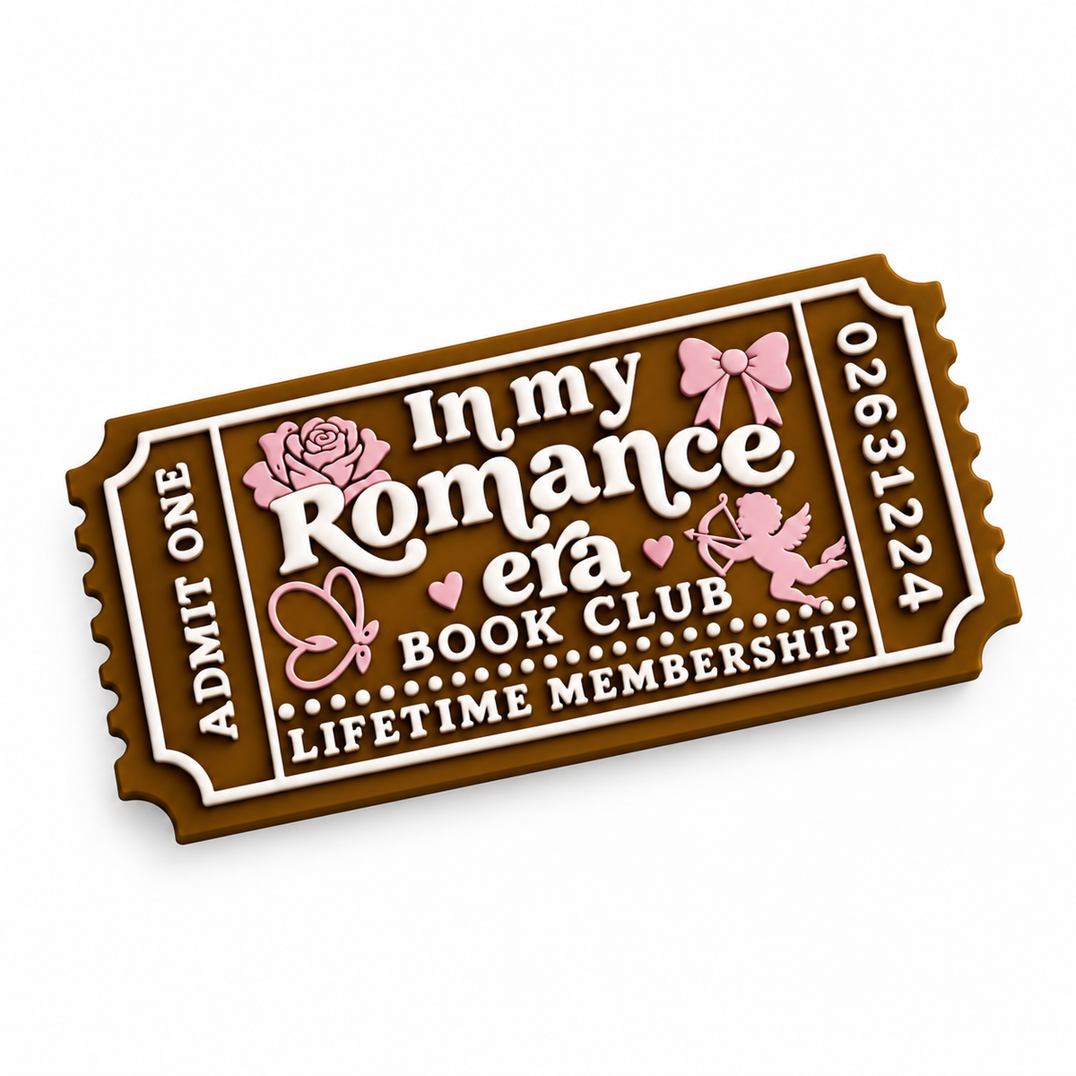 Romance Era Bookshelf Ticket