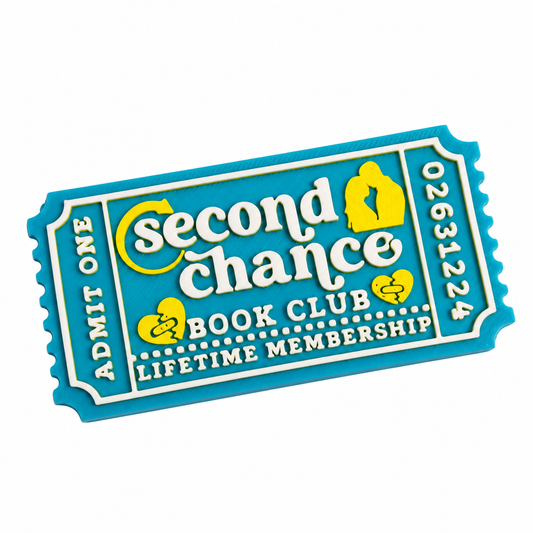Second Chance Bookshelf Ticket