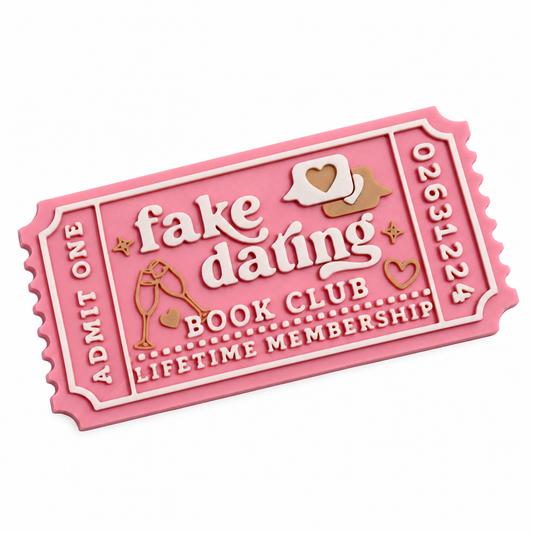 Fake Dating Bookshelf Ticket