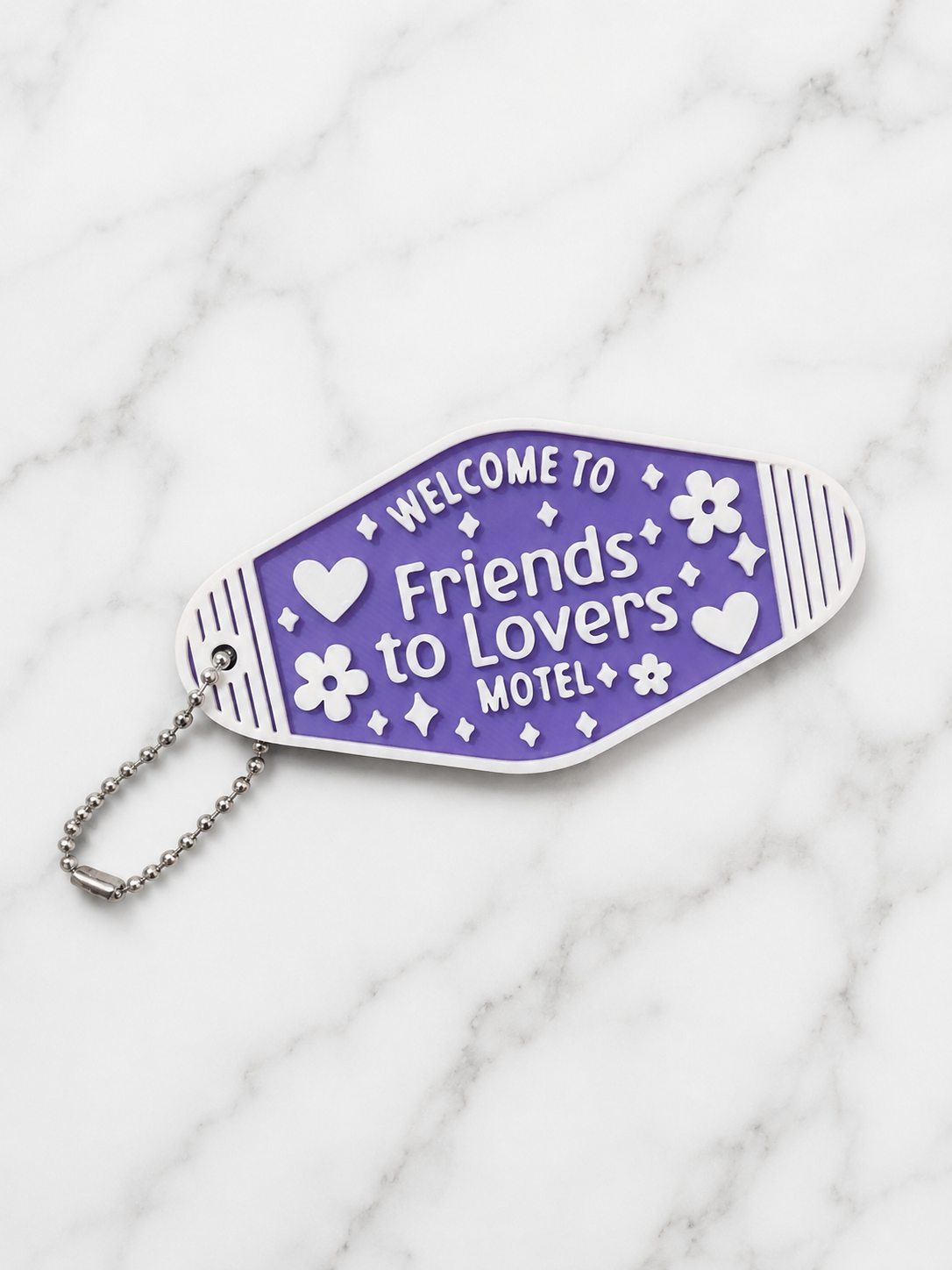 Friends To Lovers Motel Keychain