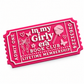Girly Era Bookshelf Ticket