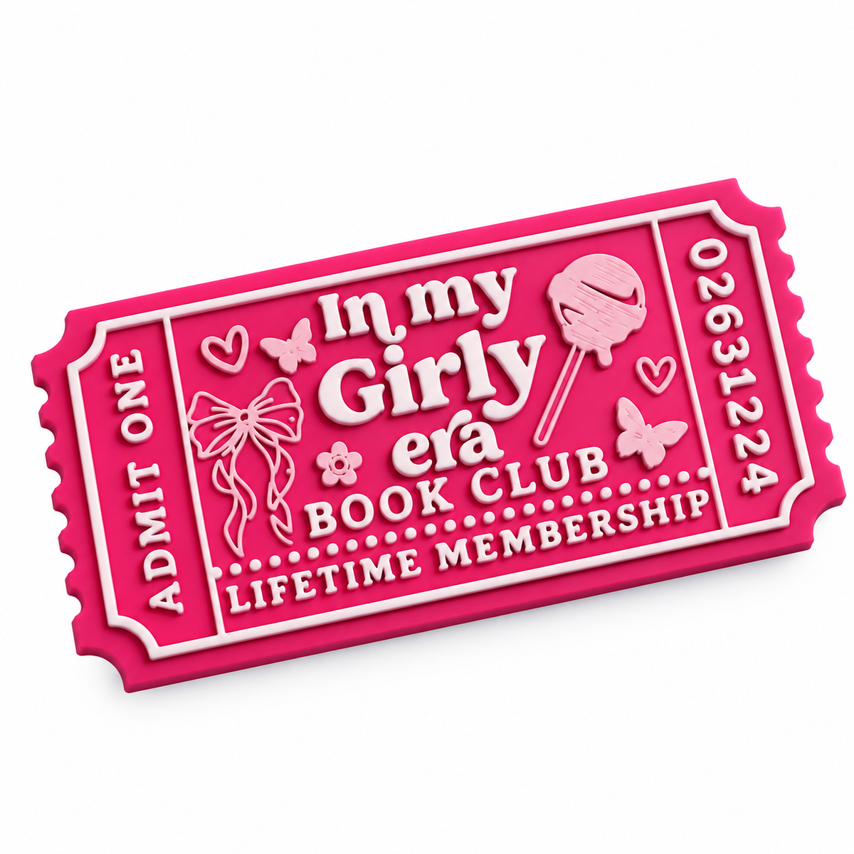 Girly Era Bookshelf Ticket